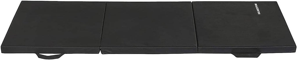 BalanceFrom 6x2 Ft 3-Panel Folding Gymnastics Mat – 2-In Thick Pad, 2 Pack