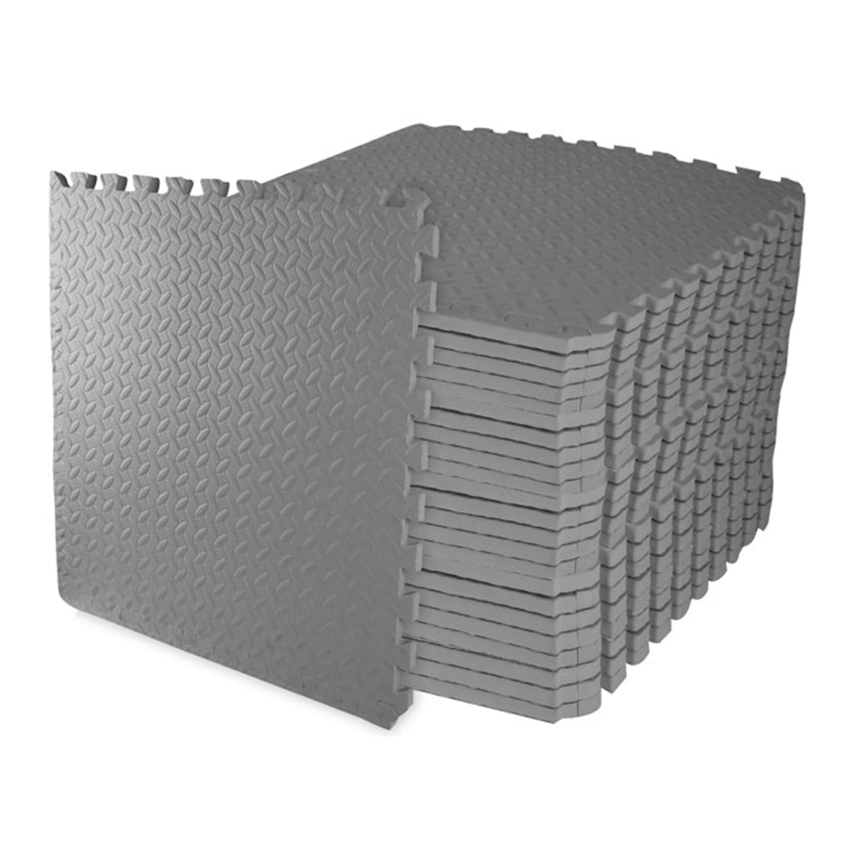 BalanceFrom Puzzle Exercise Mat 1/2" Thick, EVA Interlocking Foam Floor