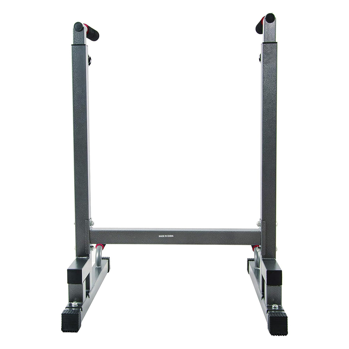 BalanceFrom Steel Frame Dip Station with Adjustable Height, 500 Pound Weight Capacity – Upper Body Workout Home Gym Equipment for Triceps, Push & Pull Ups, Leg Raises, and Bench Press