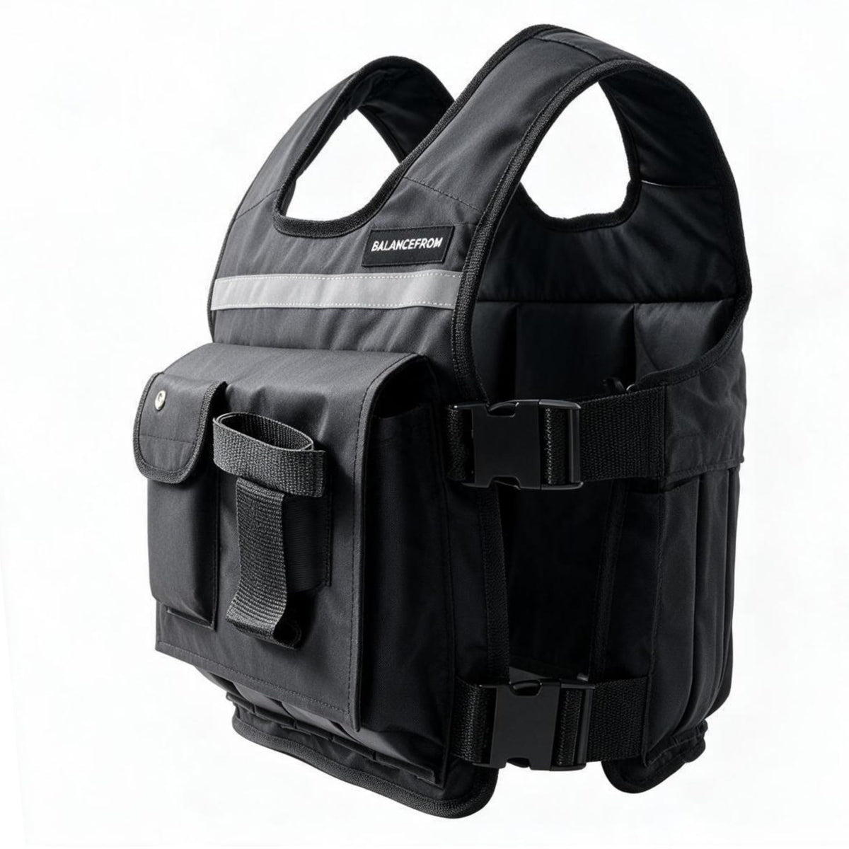 BalanceFrom Tactical Vest Quick Release Lightweight Vest Adjustable Breathable Weighted Vest for Training
