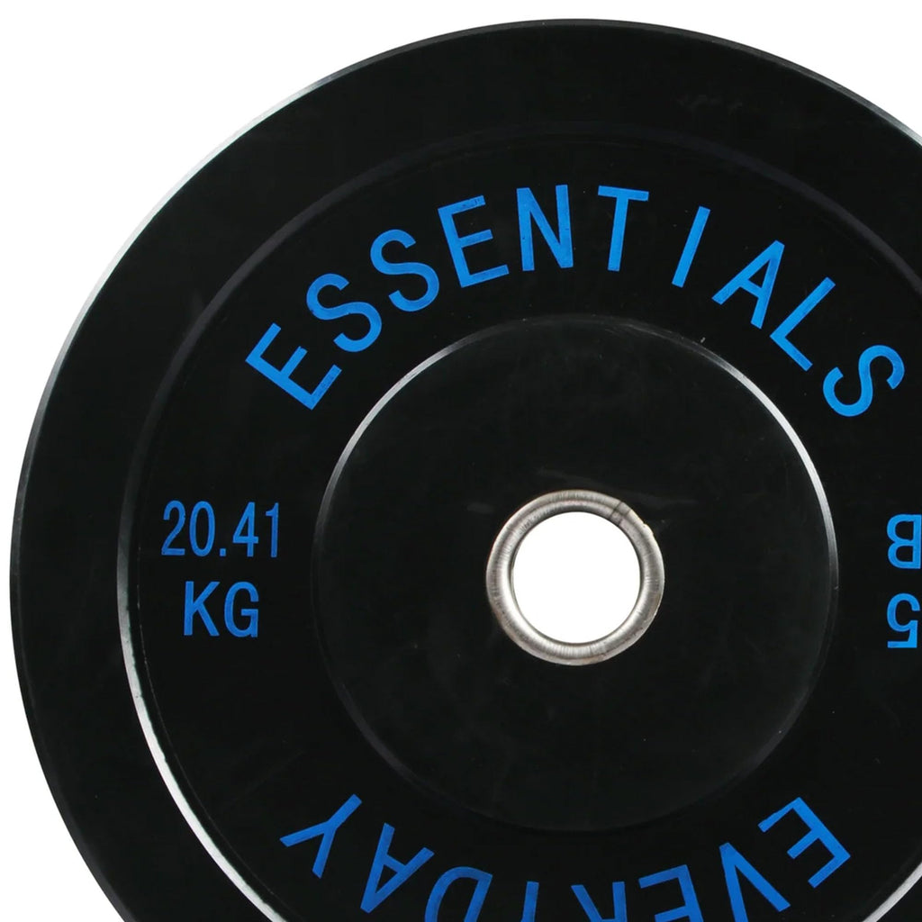 BalanceFrom Olympic Rubber Bumper Weight Plate Set with Steel Hub Inserts – 2-Inch Hole Plates for Strength Training, Powerlifting, and Weightlifting at Home, Garage, or Commercial Gym