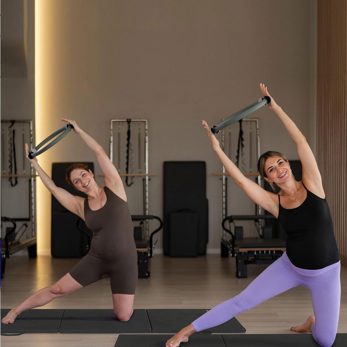BalanceFrom 6x2 Ft 3-Panel Folding Gymnastics Mat – 2-In Thick Pad, 2 Pack