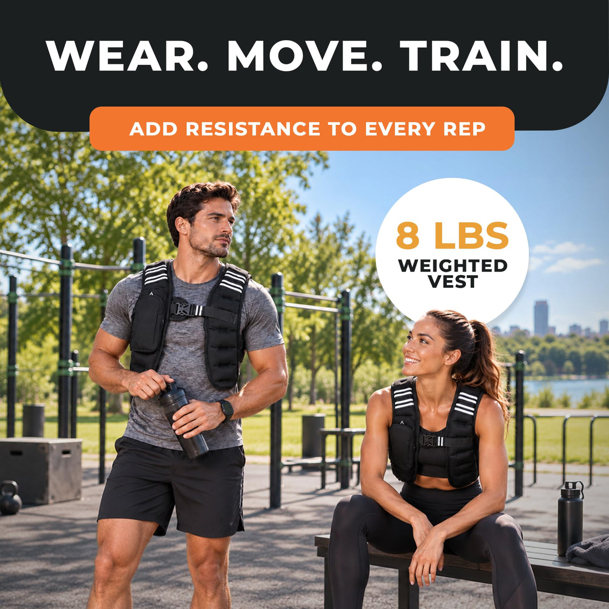 BalanceFrom Tactical Vest Quick Release Lightweight Vest Adjustable Breathable Weighted Vest for Training
