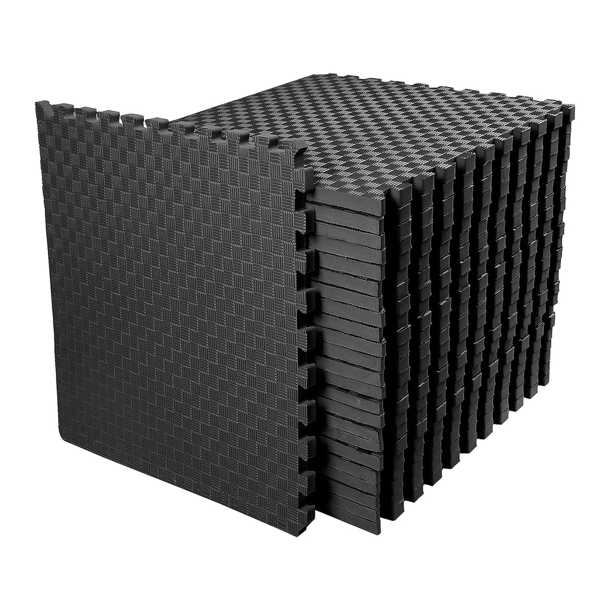 BalanceFrom Puzzle Exercise Mat 1/2" Thick, EVA Interlocking Foam Floor