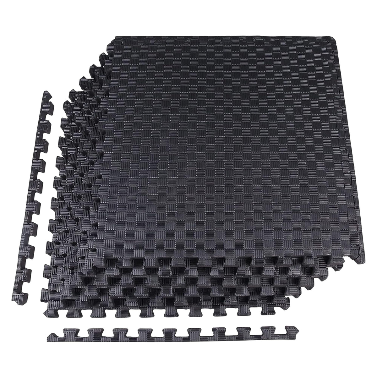 BalanceFrom Puzzle Exercise Mat 1/2" Thick, EVA Interlocking Foam Floor