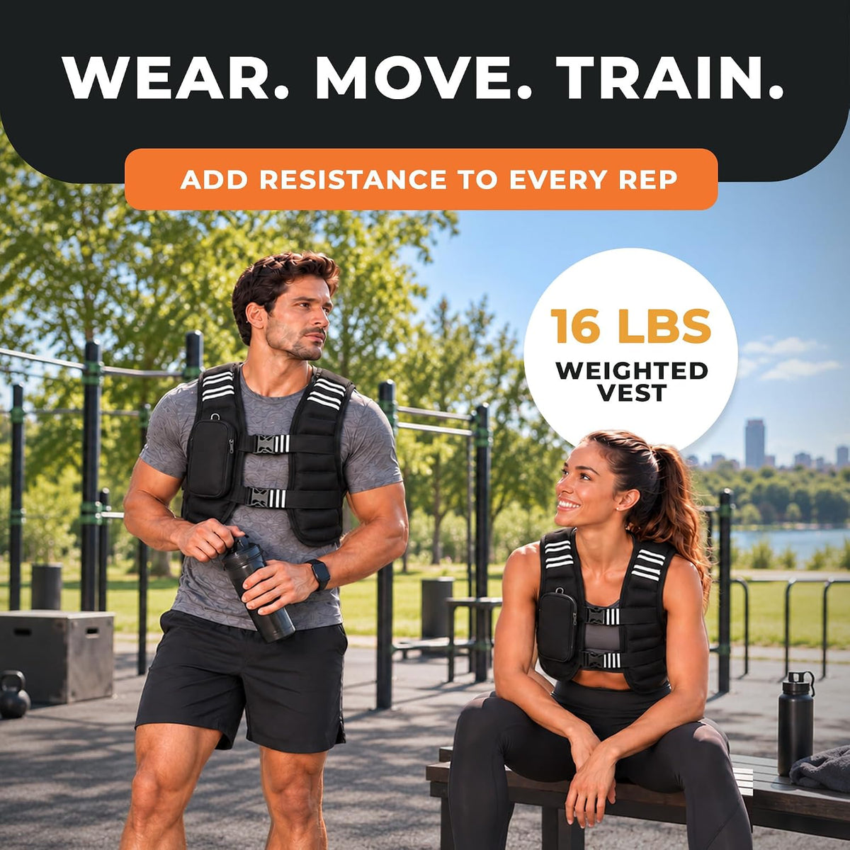 BalanceFrom Tactical Vest Quick Release Lightweight Vest Adjustable Breathable Weighted Vest for Training