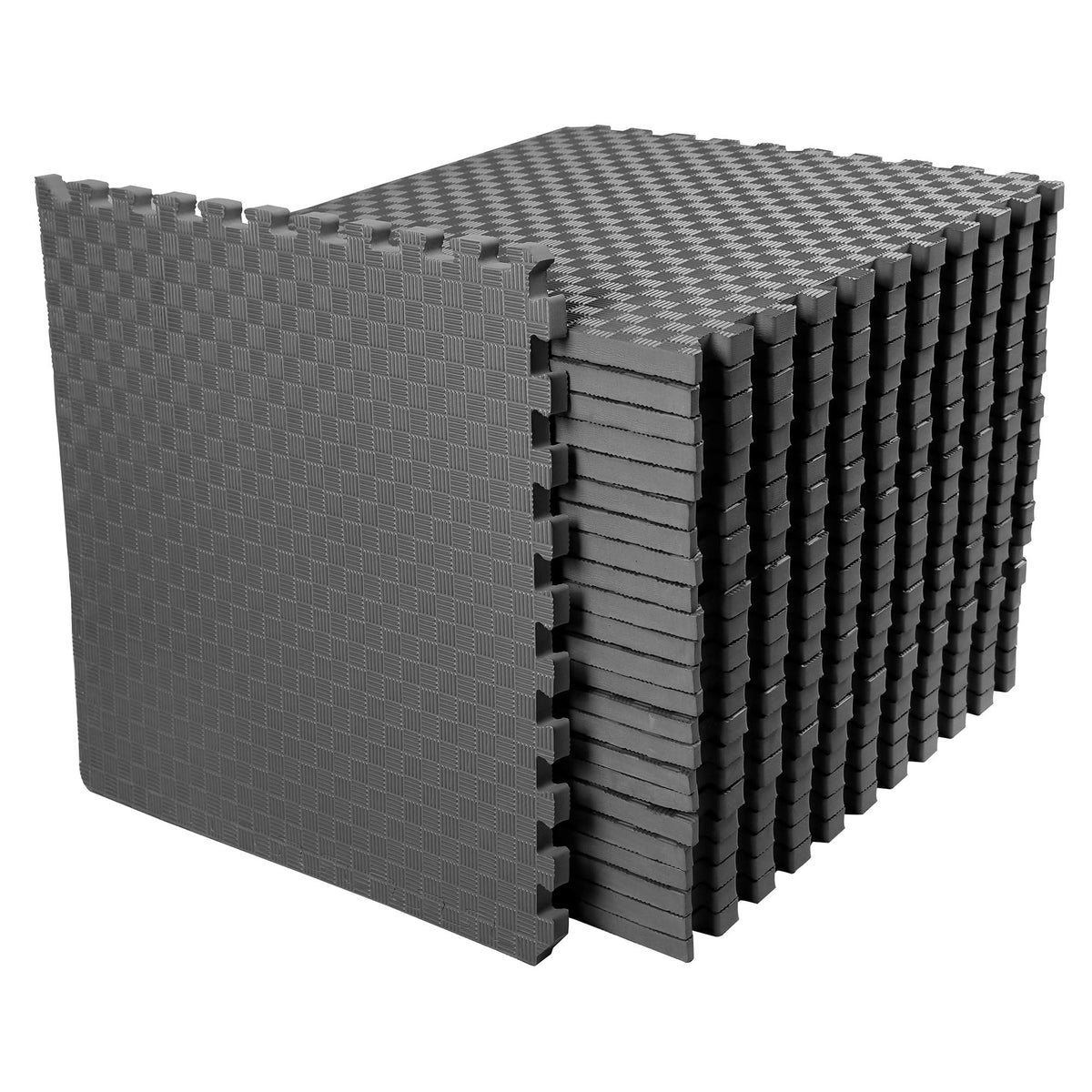 BalanceFrom Puzzle Exercise Mat 1/2" Thick, EVA Interlocking Foam Floor