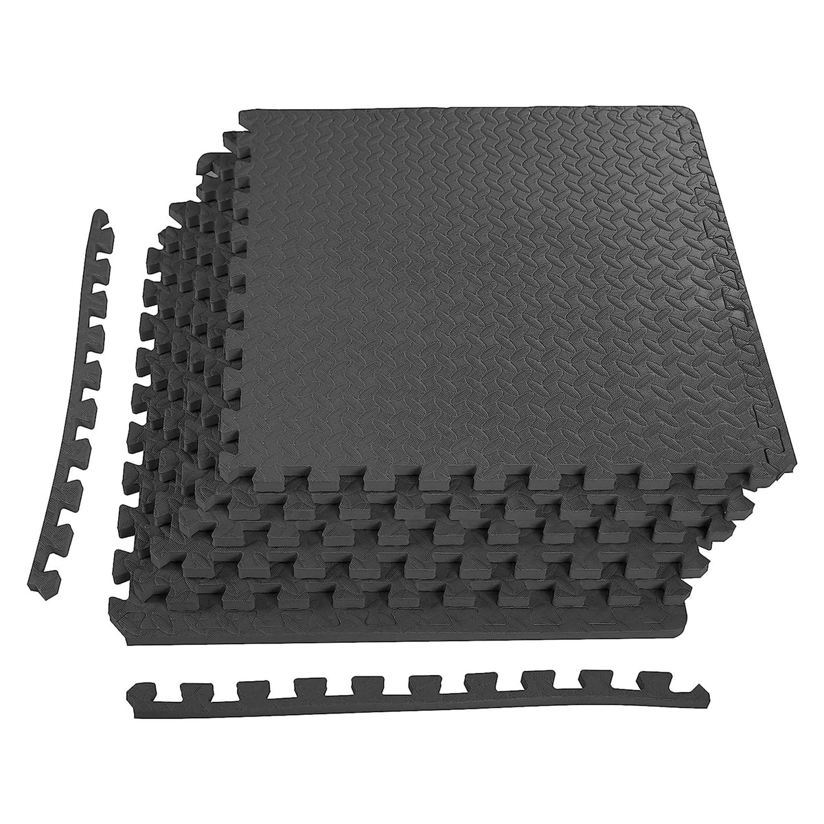 BalanceFrom Puzzle Exercise Mat 1/2" Thick, EVA Interlocking Foam Floor