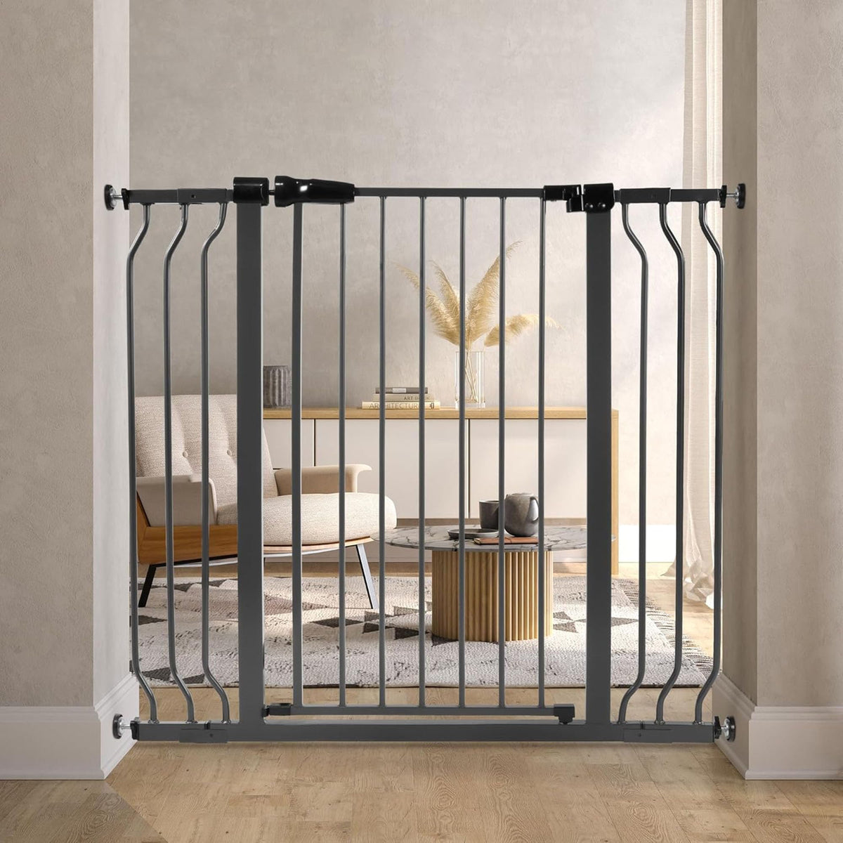 BalanceFrom Easy Walk-Thru Baby Safety Gate, Fits 29.1" to 33.8" Openings