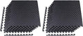 BalanceFrom 2-Pack 6-Count 24x24x1 Inch EVA Interlocking Foam Exercise Tile Mat, Black – Non-Slip Puzzle Flooring for Home Gym, Fitness Studio, or Playroom