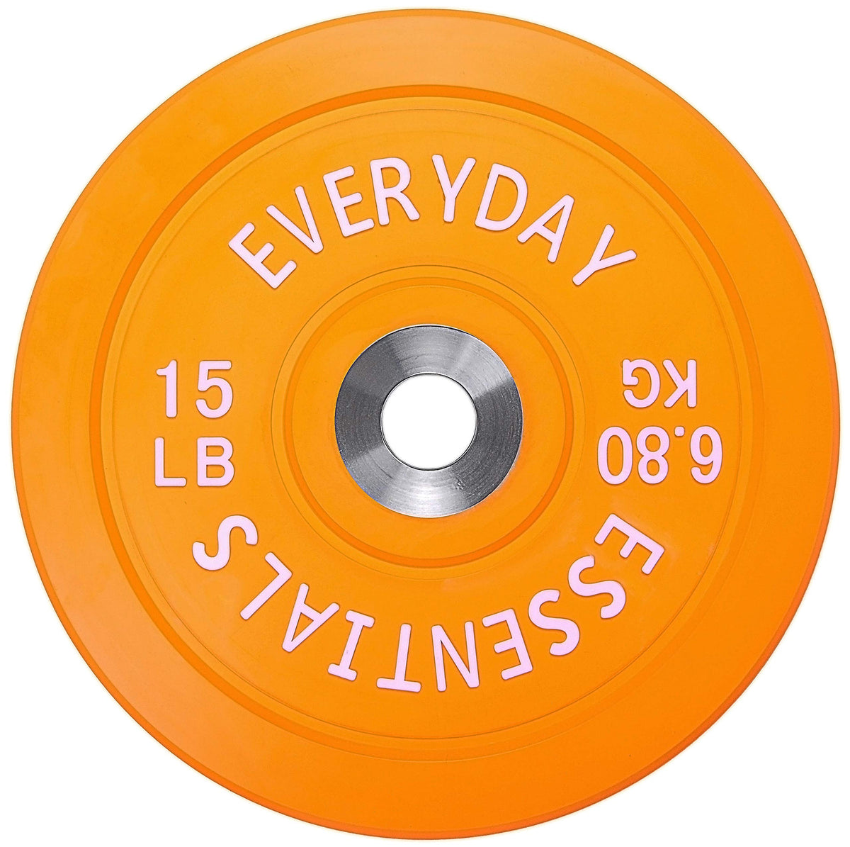 BalanceFrom Color Coded Olympic Bumper Plate Weight Plate with Steel Hub