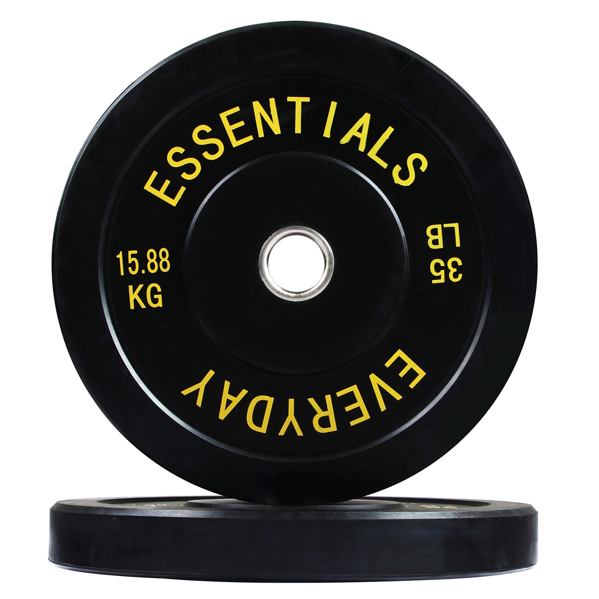 BalanceFrom Color Coded Olympic Bumper Plate Weight Plate with Steel Hub