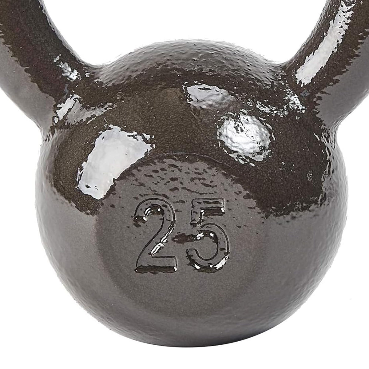 BalanceFrom Cast Iron Kettlebell for Home Gym Strength Training with Textured Wide Handle, 10-100Lb, Single