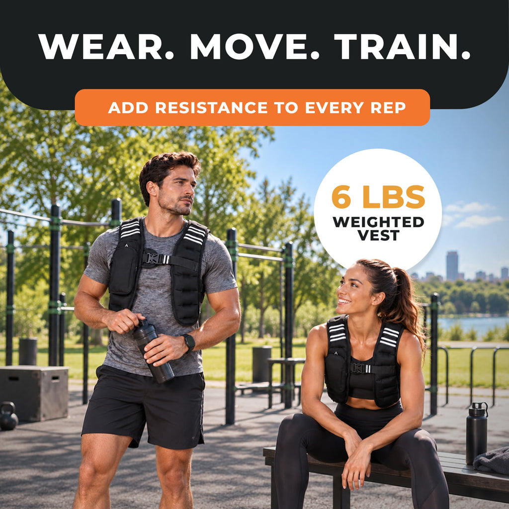 BalanceFrom Tactical Vest Quick Release Lightweight Vest Adjustable Breathable Weighted Vest for Training