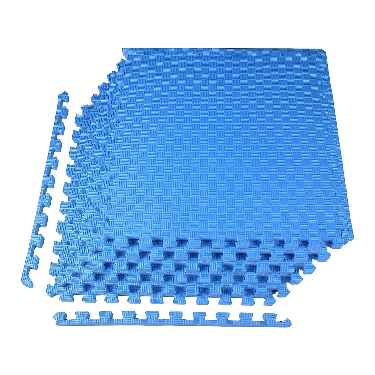 BalanceFrom Puzzle Exercise Mat 1/2" Thick, EVA Interlocking Foam Floor