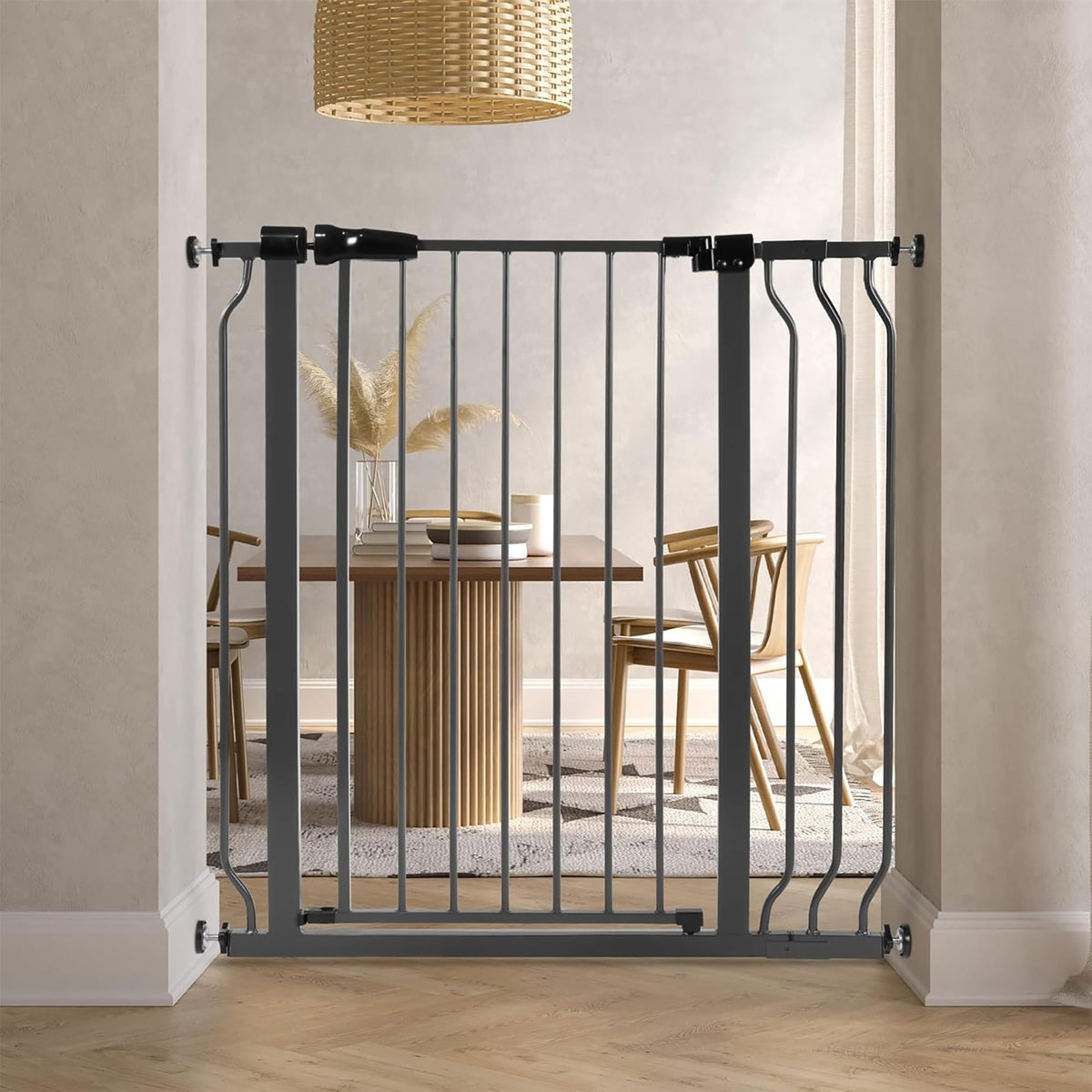 BalanceFrom Easy Walk-Thru Baby Safety Gate, Fits 29.1" to 33.8" Openings