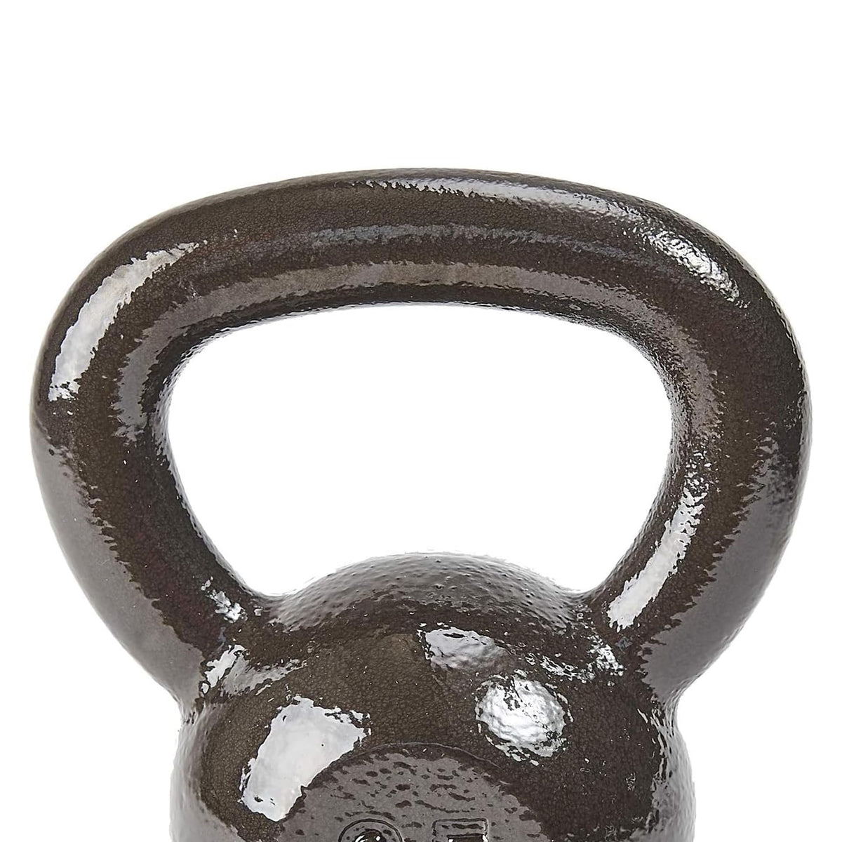 BalanceFrom Cast Iron Kettlebell for Home Gym Strength Training with Textured Wide Handle, 10-100Lb, Single