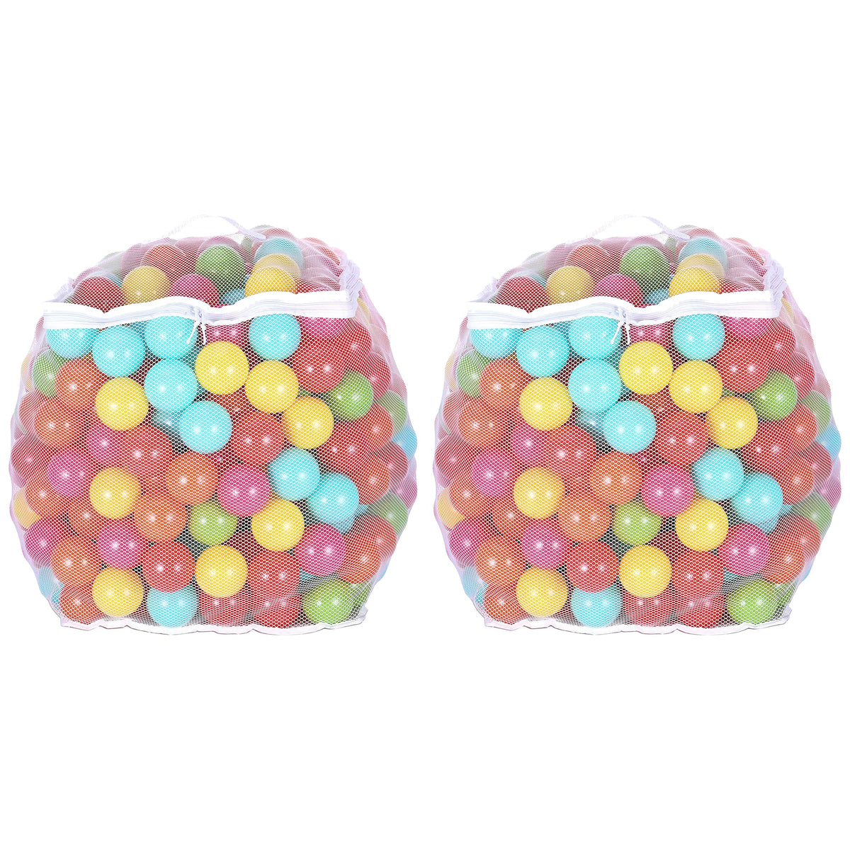 BalanceFrom Play Pit Balls Toy Set for Kids with Mesh Bag