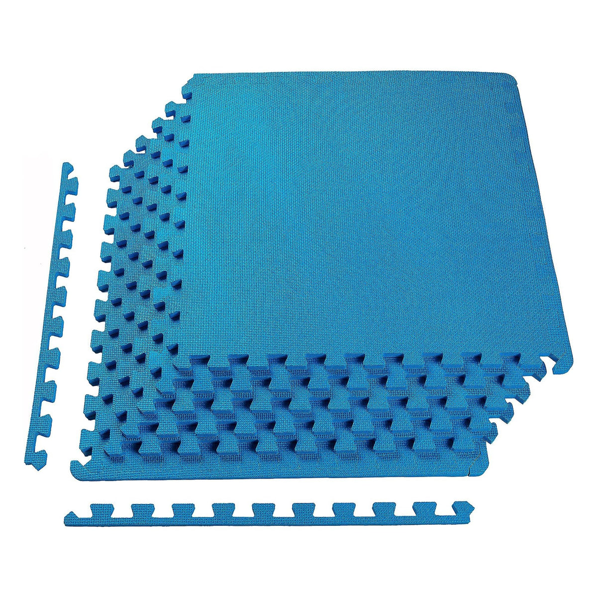 BalanceFrom Puzzle Exercise Mat 1/2" Thick, EVA Interlocking Foam Floor