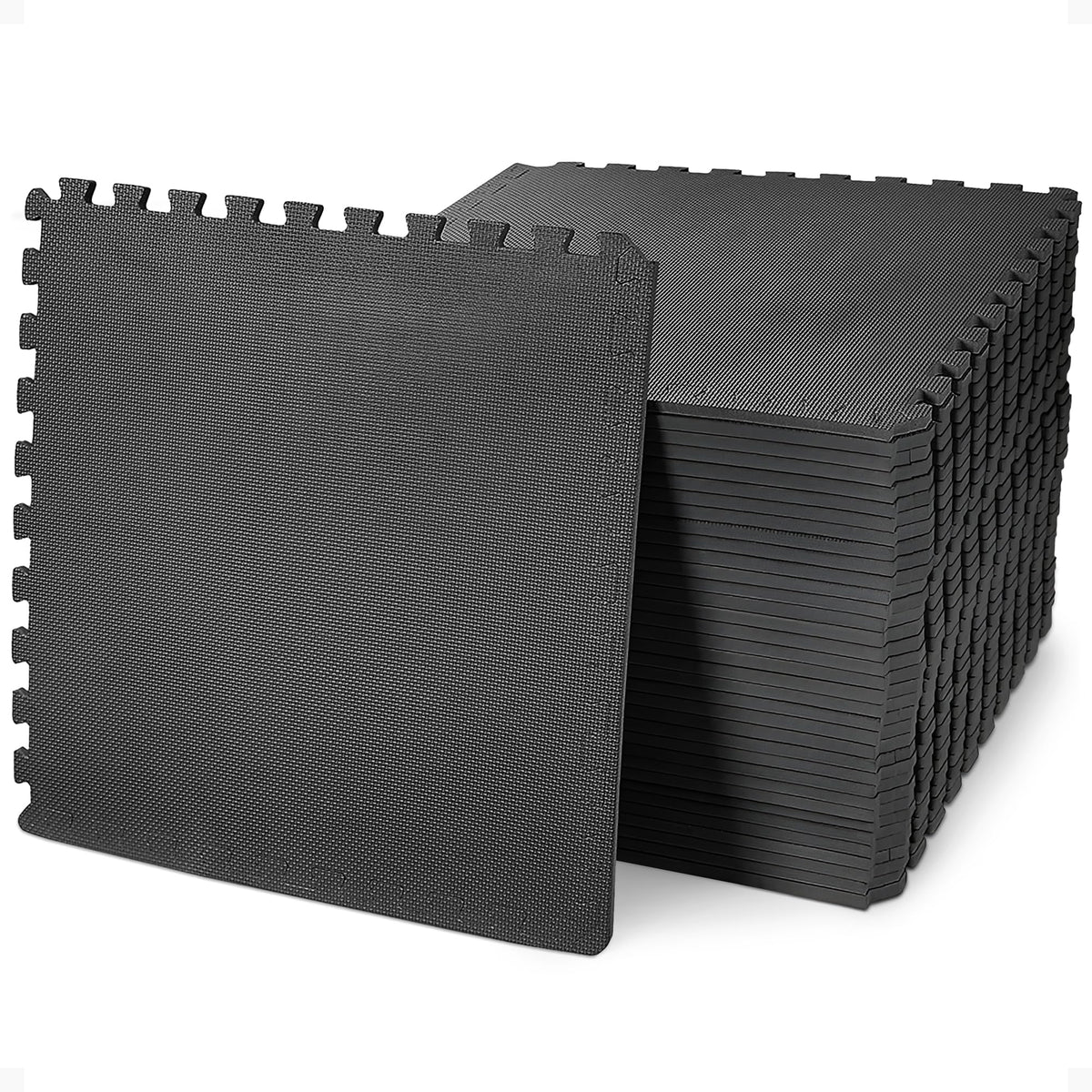 BalanceFrom Puzzle Exercise Mat 1/2" Thick, EVA Interlocking Foam Floor